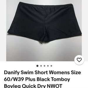 🎁3/$10🔴Black Swim Shorts(plus size)